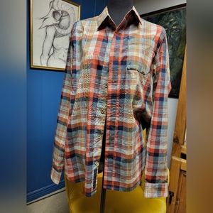 NWT Merrell Lightweight Plaid Shirt Size M